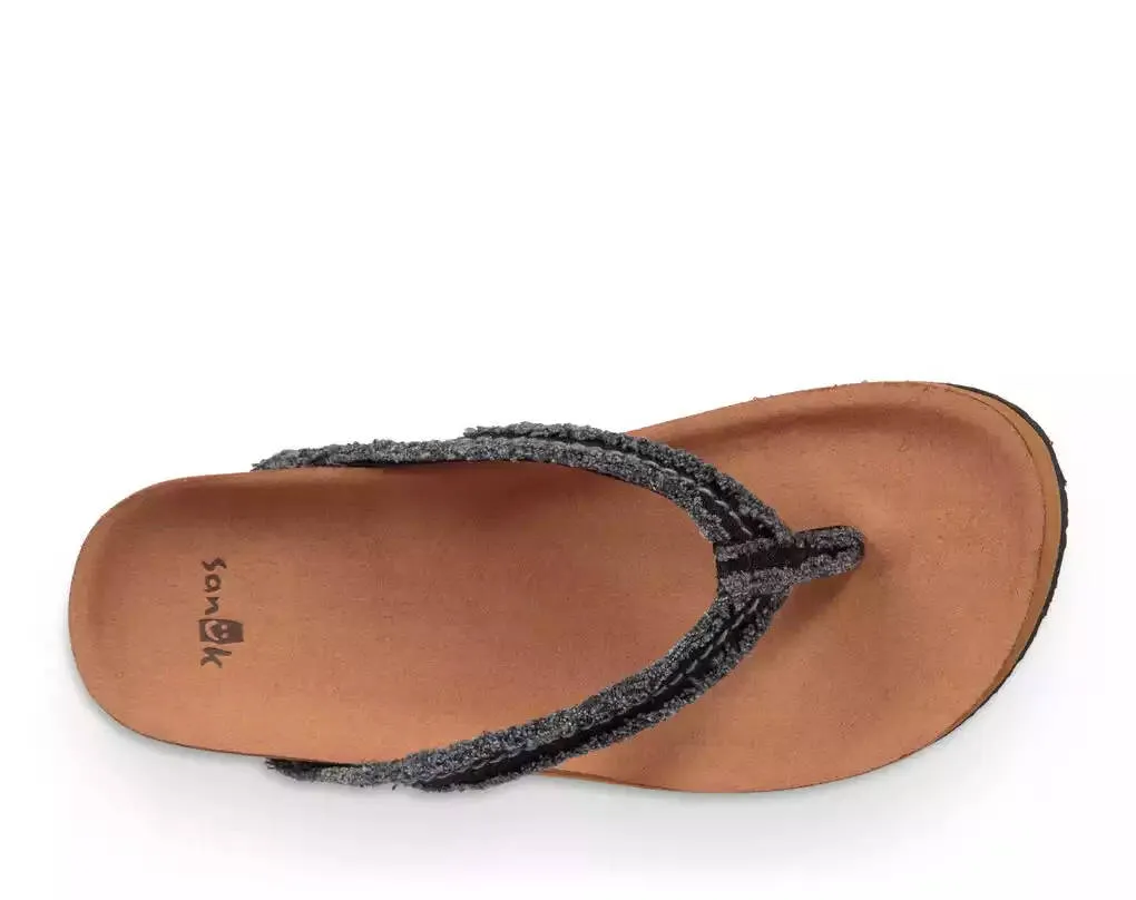 Sanuk Womens She Loungy Black