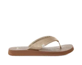 Sanuk Women's Yoga Mat Metallic Sandal Champagne