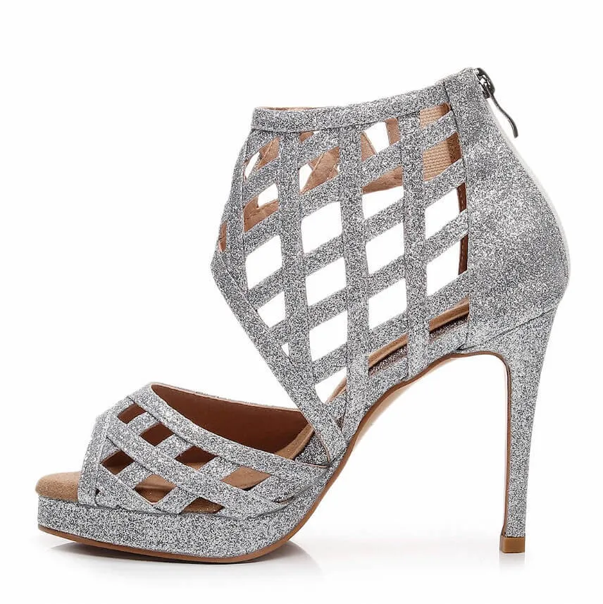 Saressa - Silver Glitter - Street Sole