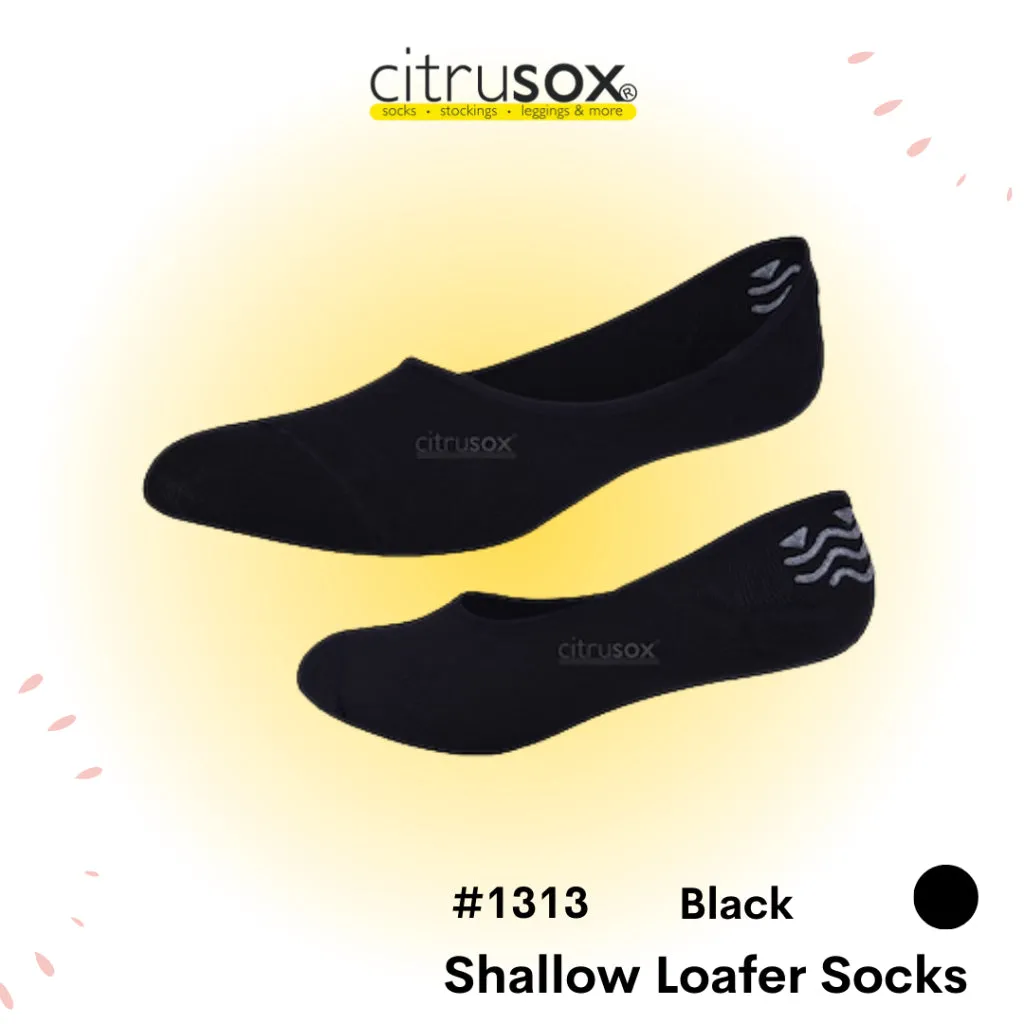 Shallow Loafer Non-Slip Heel Socks