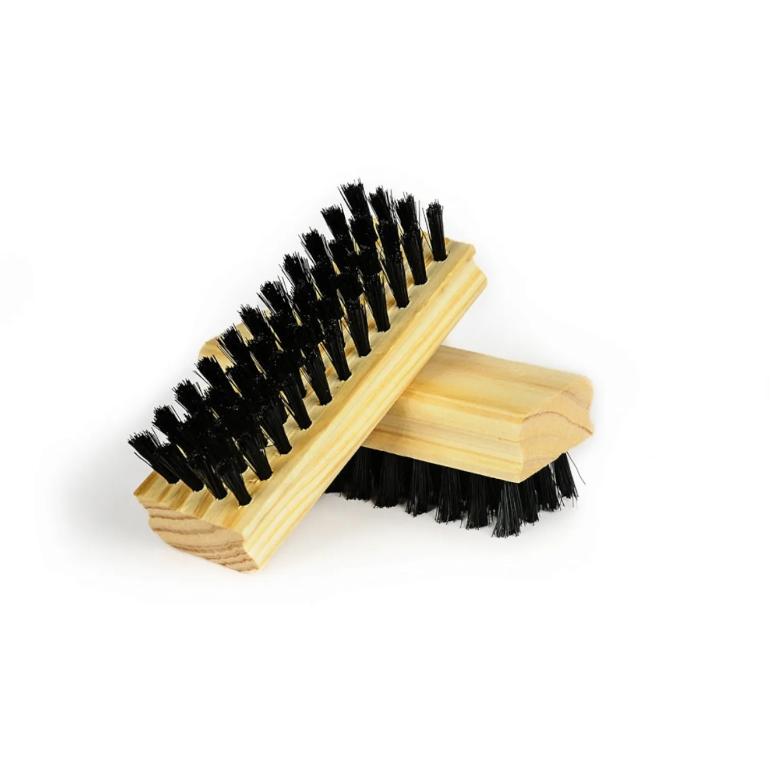 Shoe Brush 4 Row Square Black