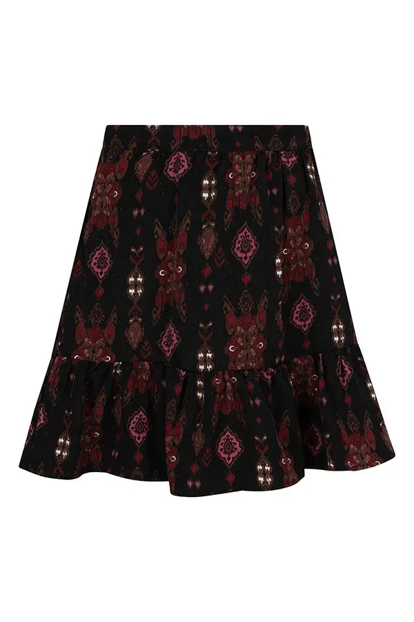 Skirt Raina - Zwart Dessin