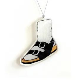 Socks and Sandals Christmas Ornament