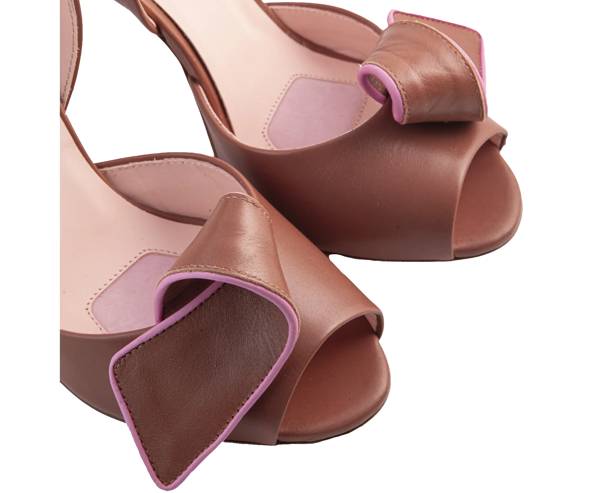 SORAYA OPEN PUMPS Brown