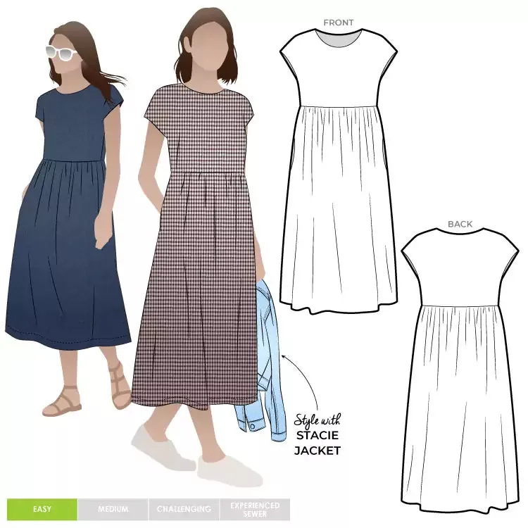 Style Arc Montana Dress sewing pattern