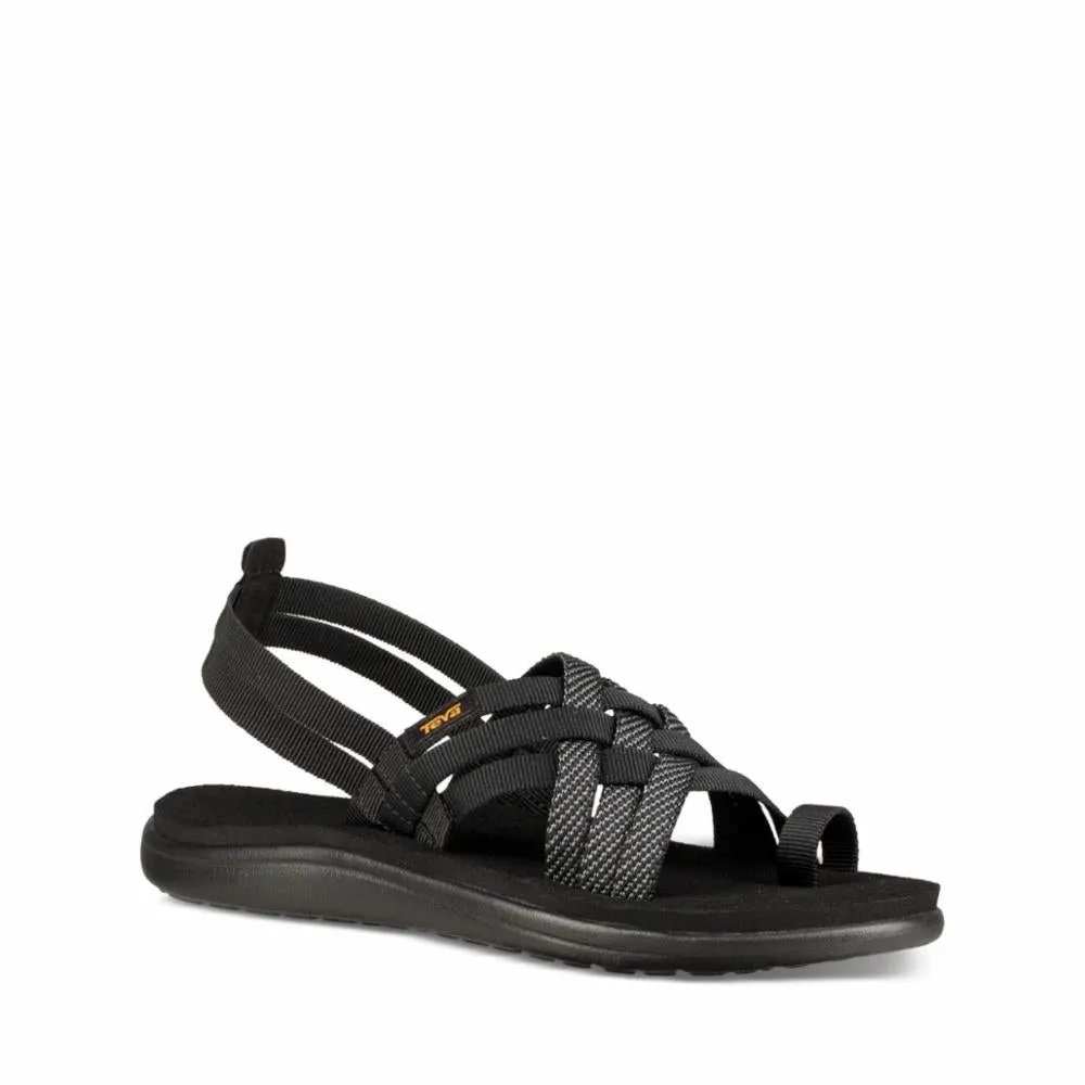 Teva  Women's Voya Strappy Heather Black Hbk M