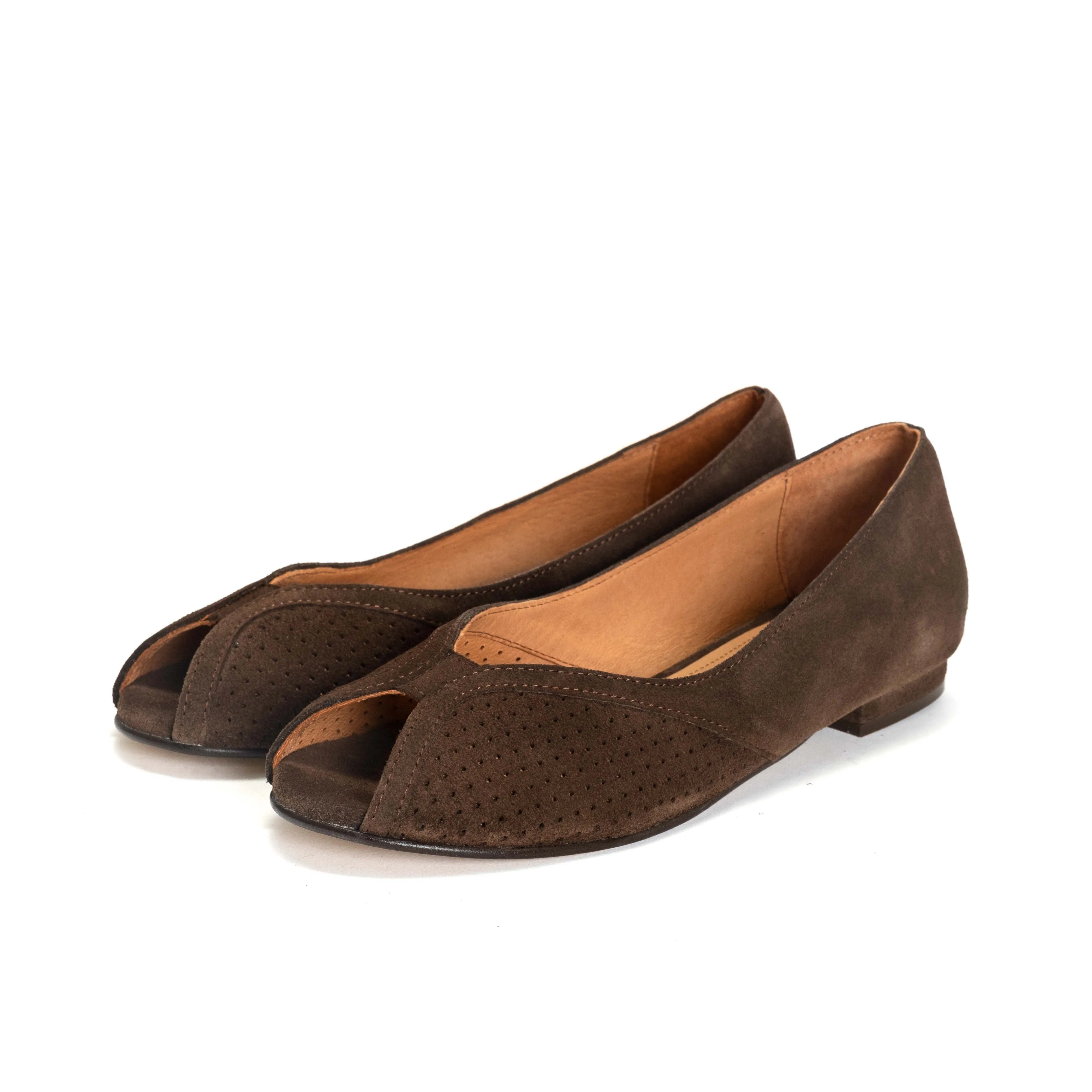 Tiffy Calf suede Coffee brown