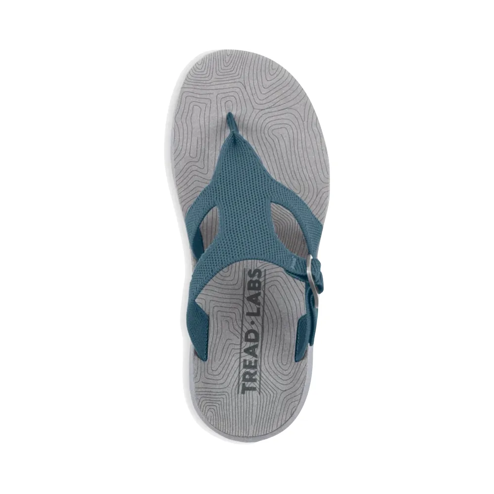 Tread Labs Men's Covelo Slip On Recovery Sandal (Deep Blue)