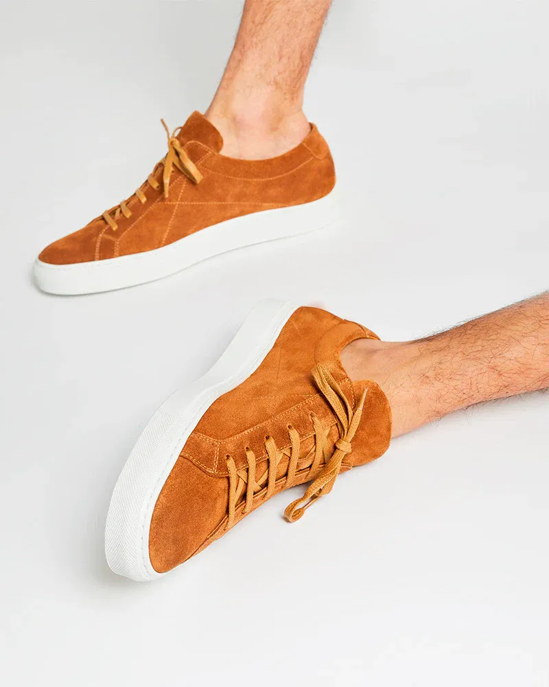 Uno - Cognac Suede - Ivory