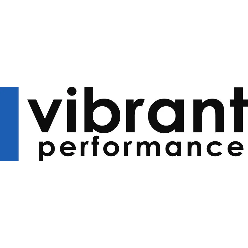 Vibrant Performance Y Block Fitting 8 AN Male Inlet Dual 8 AN Male Outlets Aluminum - Black Anodize