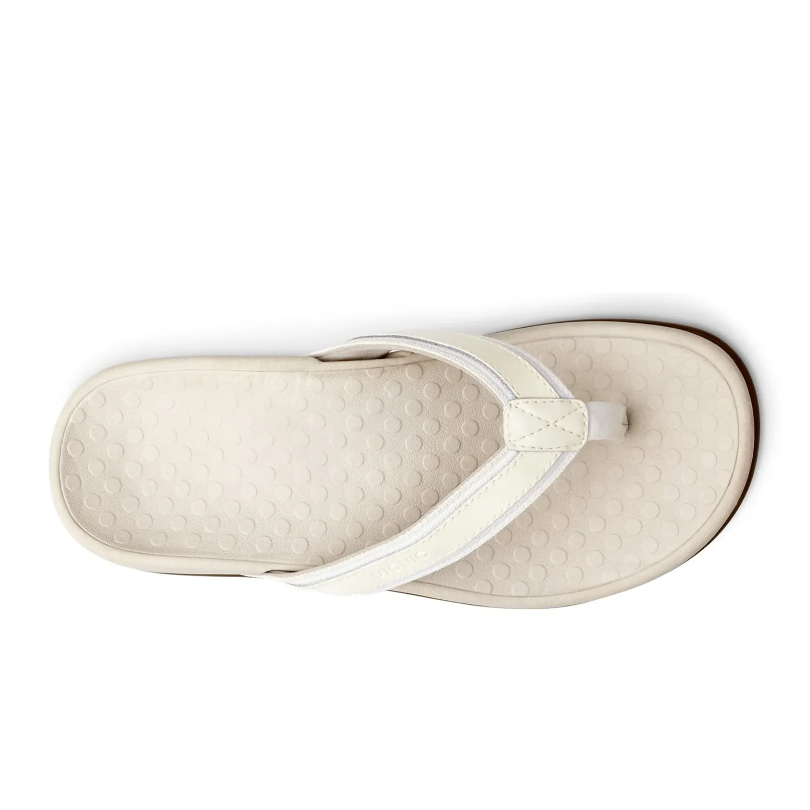 Vionic Tide Sandal (Women) - White Patent Webbing