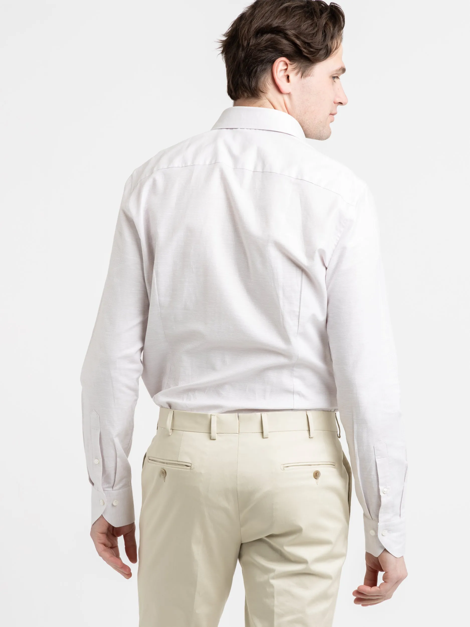 White Twill Stretch Shirt