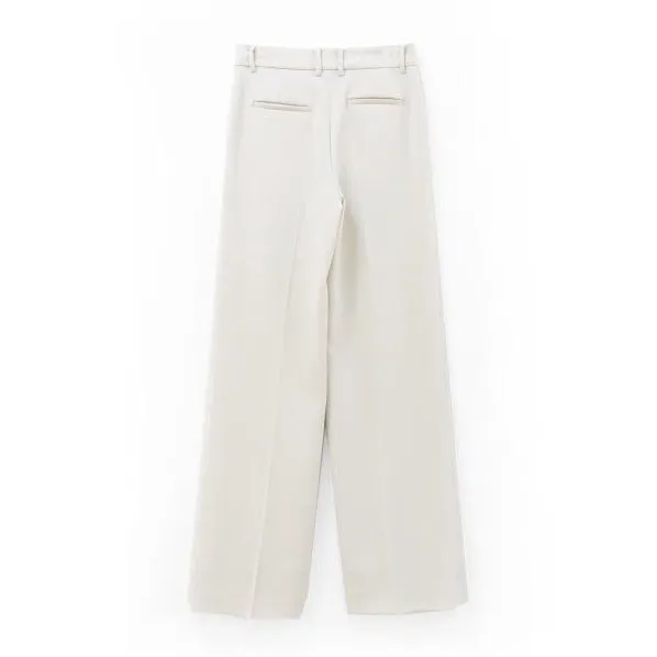 WIDE PINTUCK TROUSERS