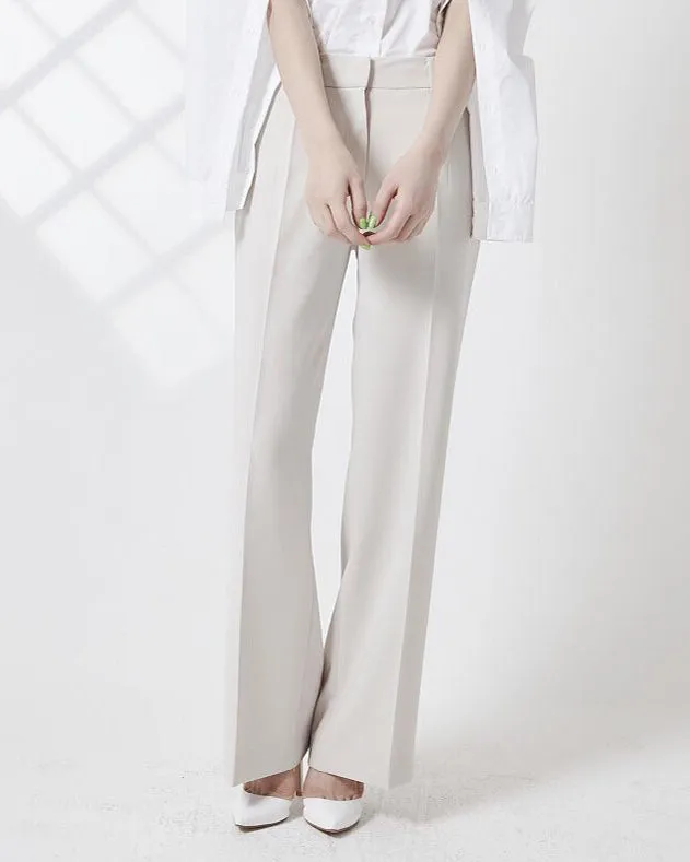 WIDE PINTUCK TROUSERS