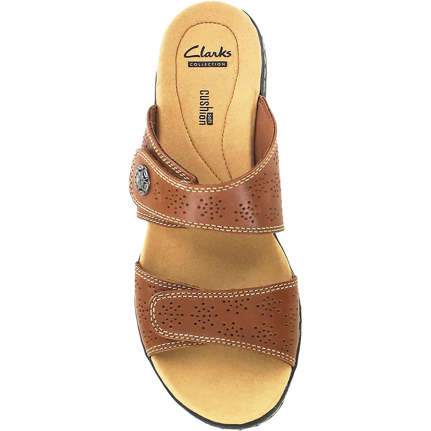 Women's Clarks Leisa Lacole Tan Leather