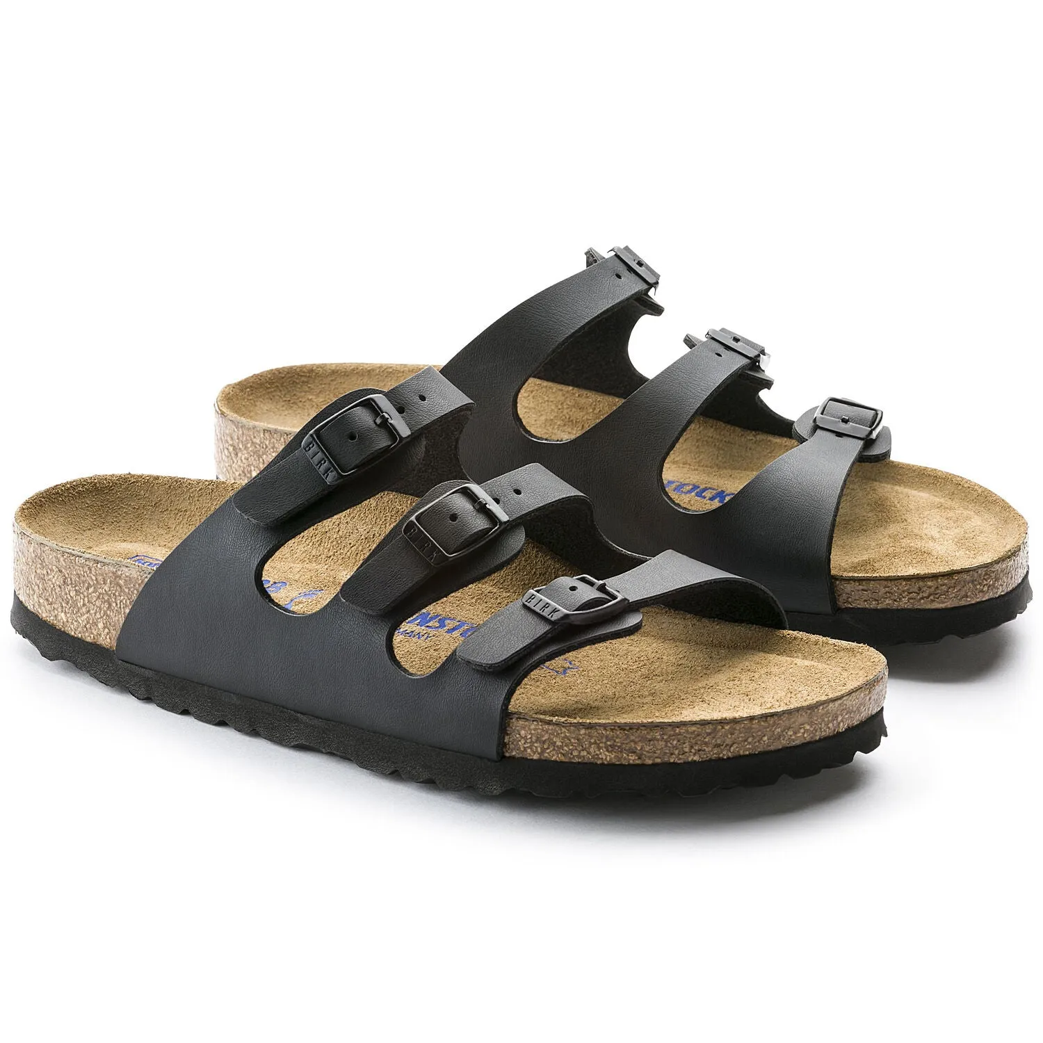 Women's Florida Soft Footbed Black Birko-Flor