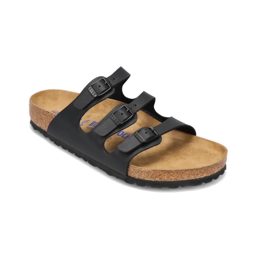 Women's Florida Soft Footbed Black Birko-Flor