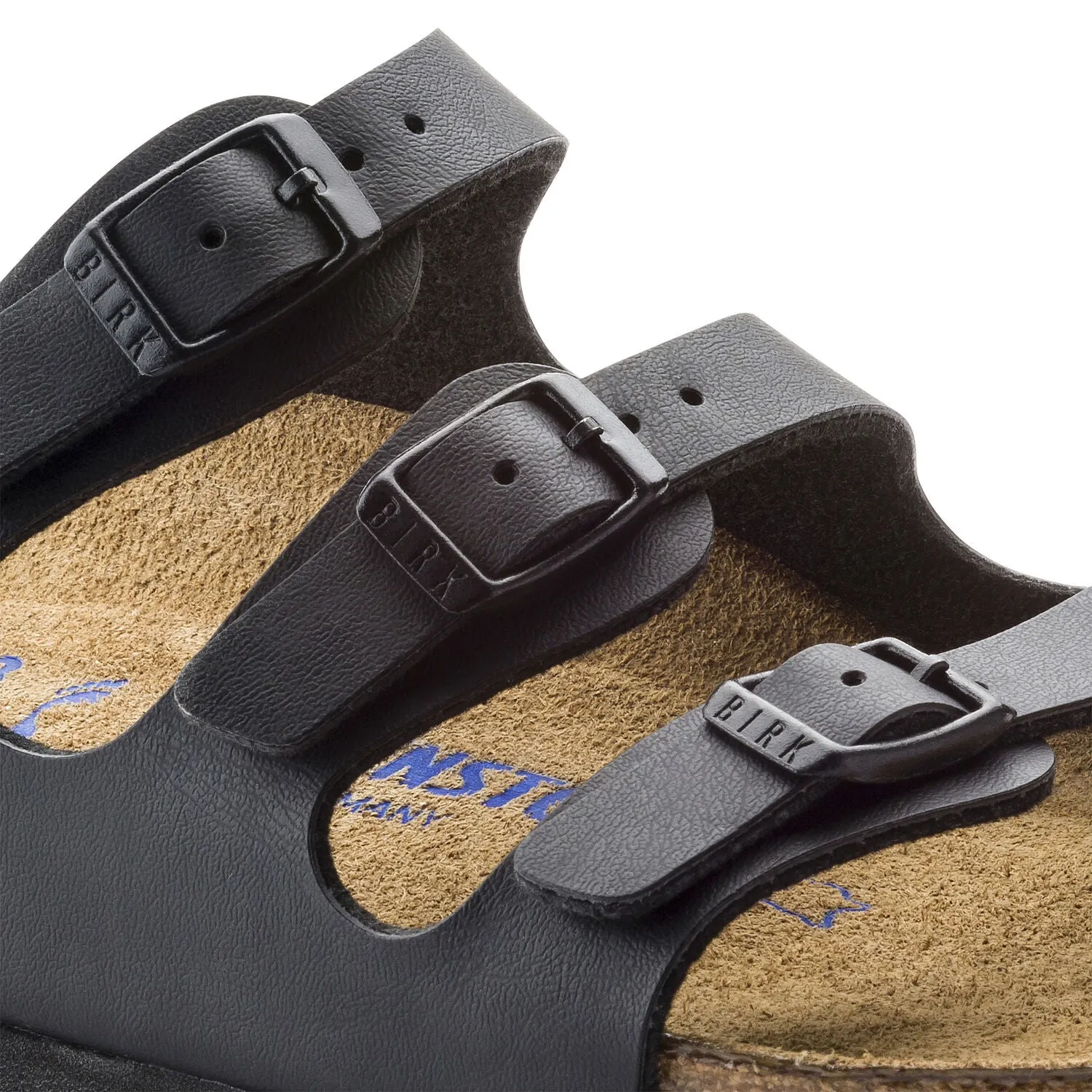 Women's Florida Soft Footbed Black Birko-Flor