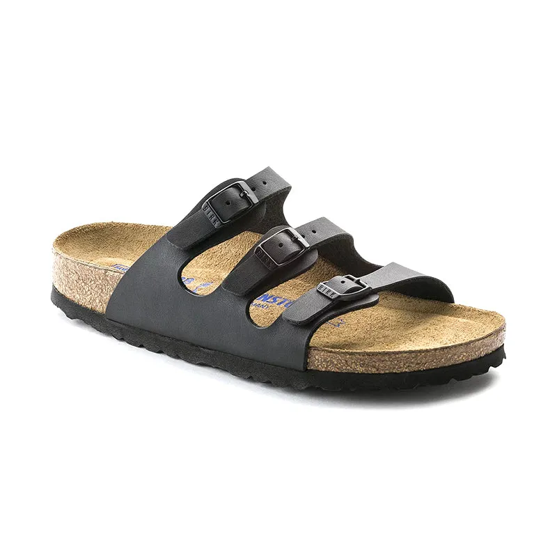 Women's Florida Soft Footbed Black Birko-Flor