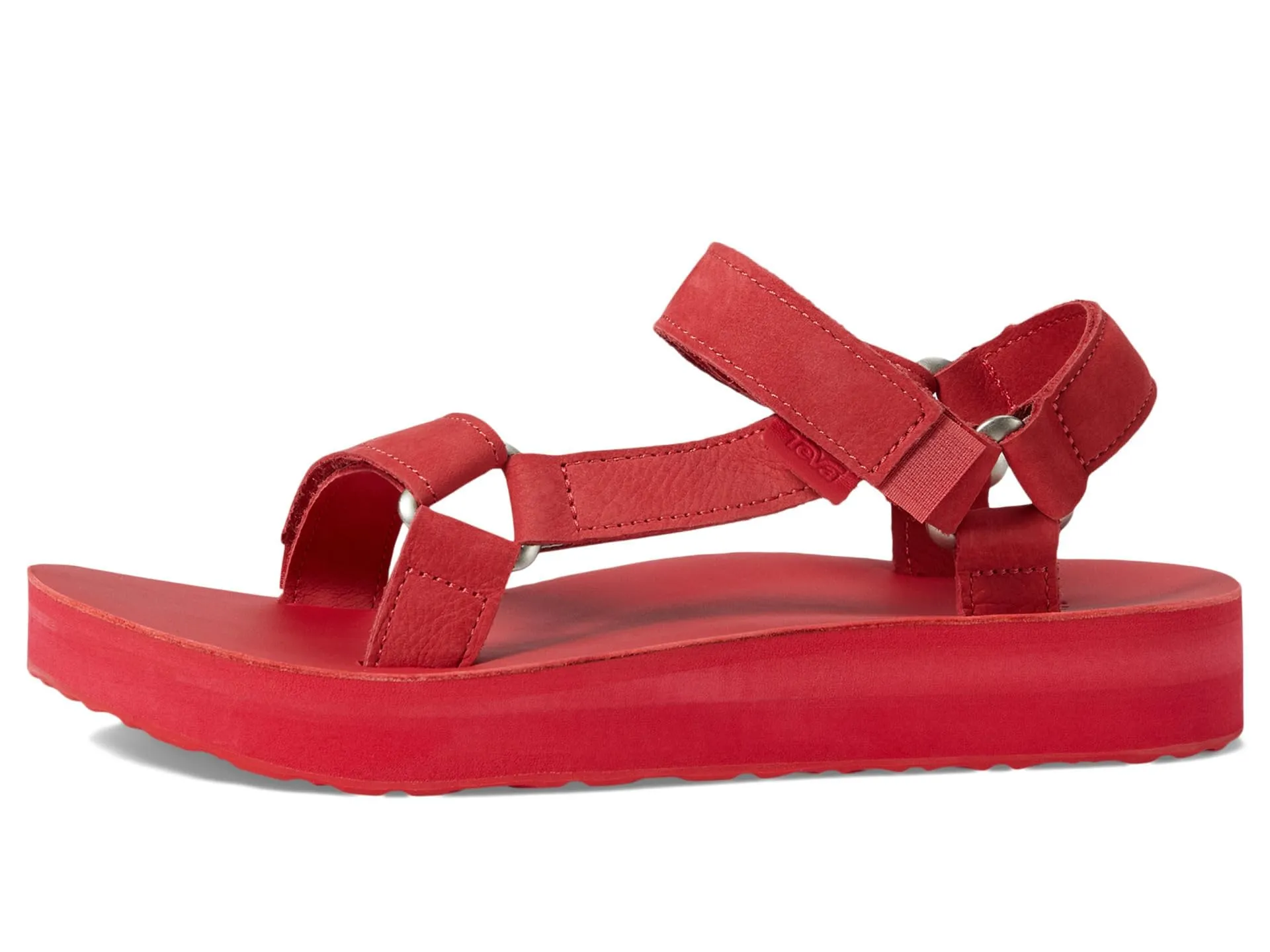 Women's Shoes Teva MIDFORM UNIVERSAL LEATHER Strappy Sandals 1102435 TOMATO