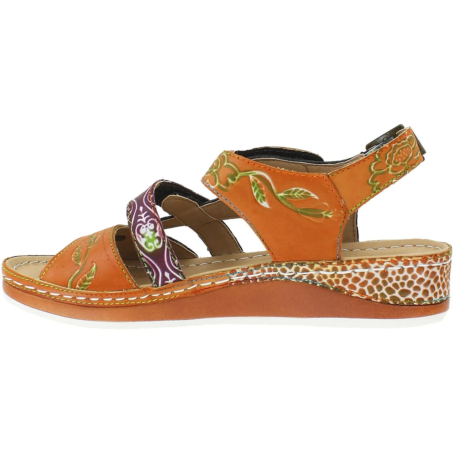 Women's Spring Step Sumacah Camel Multi Leather